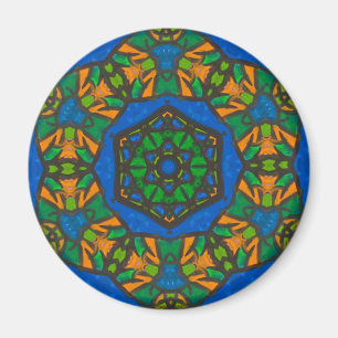 Juwel-getonter Mandala-Magnet Magnet