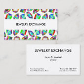 Juwel-Muster-Schmuck-Thema Visitenkarte (Vorne/Hinten)