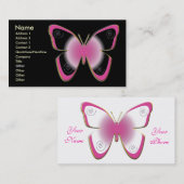 Juwel-Schmetterlinge Visitenkarte (Vorne/Hinten)