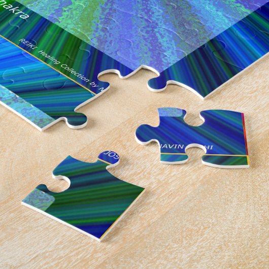 Juwel-Set im HERZEN CHAKRA Puzzle (Seite)