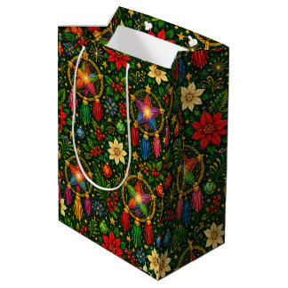 Juwel-Ton-Stern-Laterne-Weihnachtsgeschenktasche Mittlere Geschenktüte