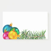 Juwel Ton Weihnachtsschmuck Pine sprire Post-it Klebezettel (Vorderseite)