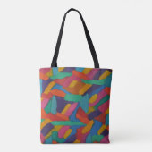 Juwel-Tonbrushstrokes-Taschen-Tasche Tasche (Rückseite)