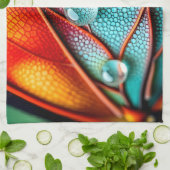 Juwelen auf einem feinen Flügel Geschirrtuch (Gefaltet)