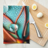 Juwelen auf einem feinen Flügel Geschirrtuch (Viertel Falte)