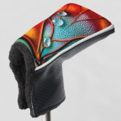 Juwelen auf einem feinen Flügel Golf Headcover (3/4 Vorderseite)