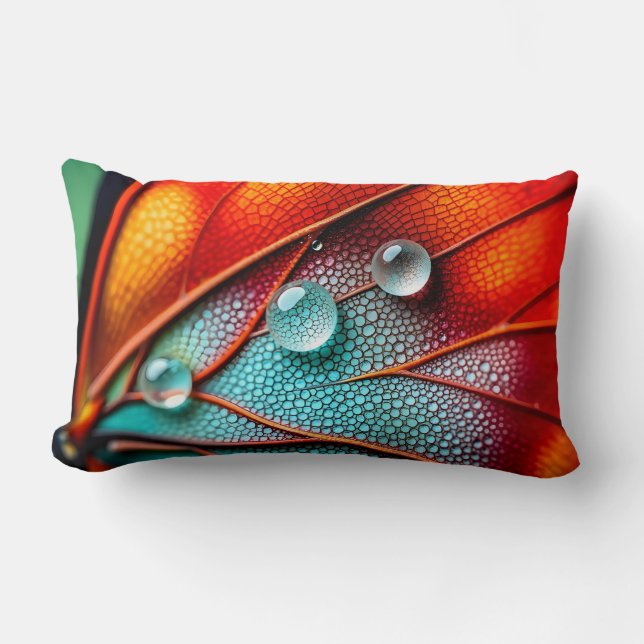 Juwelen auf einem feinen Flügel Lendenkissen (Vorderseite)