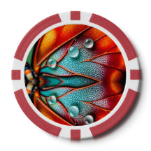 Juwelen auf einem feinen Flügel