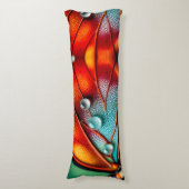 Juwelen auf einem feinen Flügel Seitenschläferkissen (Vorderseite Vertikal)