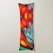 Juwelen auf einem feinen Flügel Seitenschläferkissen (Rückseite (Vertikal))