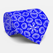 Juwelen - Blau und Weiß Krawatte (Gerollt)