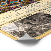 Juwelen-Drachen-Feldplatte Poster (Ecke)