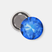 Juwelen Facetten Magnet (Vorderseite/Rückseite)