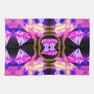 Juwelen-Galaxie Geschirrtuch