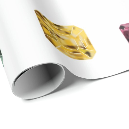 Juwelen Geschenkpapier (Rolleneckpunkt)