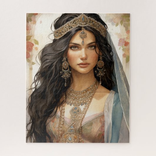 Juwelen Indiens: Intrikate Schönheit Puzzle (Vertikal)