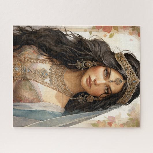 Juwelen Indiens: Intrikate Schönheit Puzzle (Horizontal)