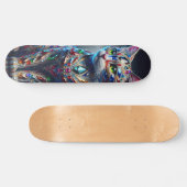 Juwelen Katzen Skateboard (Horizontal)