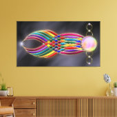 Juwelen-Leinwand Leinwanddruck (Insitu (Wohnzimmer))