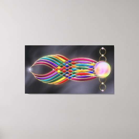 Juwelen-Leinwand Leinwanddruck (Vorderseite)