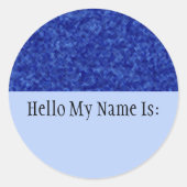 Juwelen - Saphire Name Abzeichen Sticker (Vorderseite)