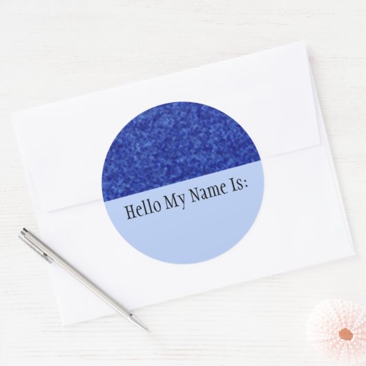 Juwelen - Saphire Name Abzeichen Sticker (Umschlag)