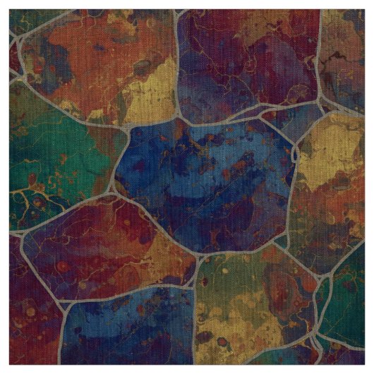 Juwelen-Trittsteine Stoff (Muster)