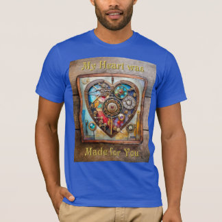 Juwelen und verklebte Glasherz T-Shirt