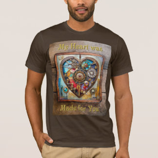 Juwelen und verklebte Glasherz T-Shirt