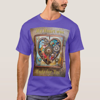 Juwelen und verklebte Glasherz T-Shirt