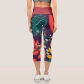Juwelenblatt Capri Leggings (Rückseite)