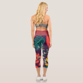 Juwelenblatt Capri Leggings (Rückseite)