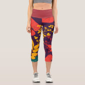 Juwelenblatt Capri Leggings (Vorderseite)