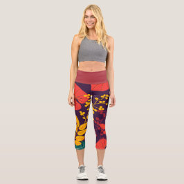 Juwelenblatt Capri Leggings