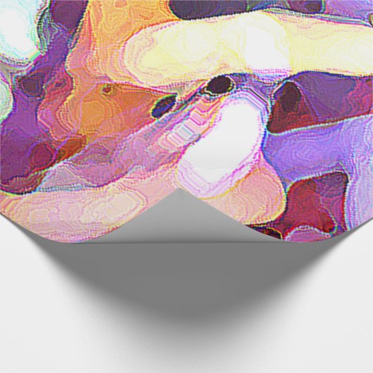 Juwelenbrille Geschenkpapier (Ecke)