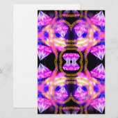 Juwelengalaxie Briefpapier (Vorne/Hinten)