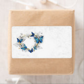 Juwelenherz mit Schmetterlingen Morpho (Insitu)