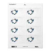 Juwelenherz mit Schmetterlingen Morpho (Vorne)
