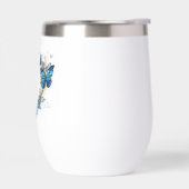 Juwelenherz mit Schmetterlingen Morpho (Links)