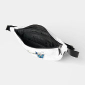 Juwelenherz mit Schmetterlingen Morpho Bauchtasche (Offen)