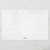 Juwelenherz mit Schmetterlingen Morpho Briefpapier (Rückseite)