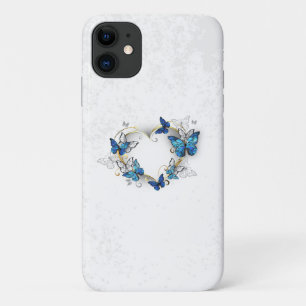 Juwelenherz mit Schmetterlingen Morpho Case-Mate iPhone Hülle