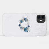 Juwelenherz mit Schmetterlingen Morpho Case-Mate iPhone Hülle (Rückseite (Horizontal))