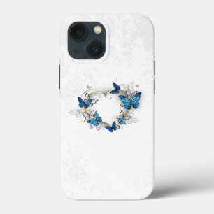 Juwelenherz mit Schmetterlingen Morpho Case-Mate iPhone Hülle