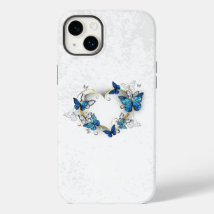 Juwelenherz mit Schmetterlingen Morpho Case-Mate iPhone 14 Plus Hülle
