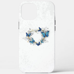 Juwelenherz mit Schmetterlingen Morpho Case-Mate iPhone Hülle
