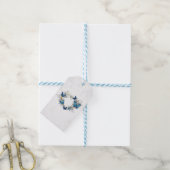 Juwelenherz mit Schmetterlingen Morpho Geschenkanhänger (Mit Garn)