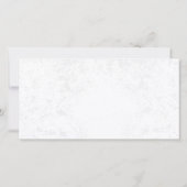 Juwelenherz mit Schmetterlingen Morpho Save The Date (Rückseite)