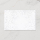 Juwelenherz mit Schmetterlingen Morpho Visitenkarte (Rückseite)