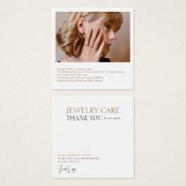 Juwelenpflege-Fotokarte